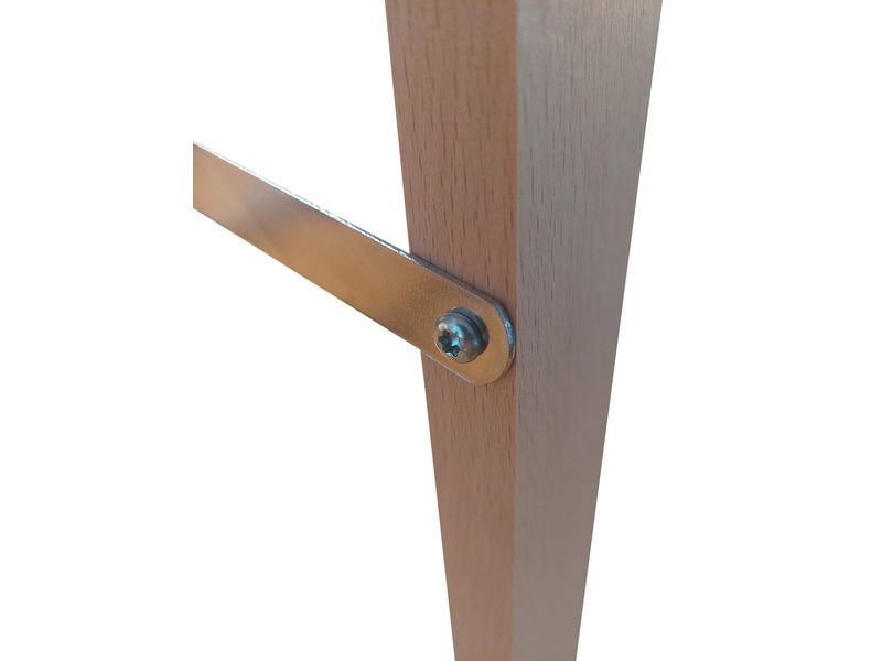 Holz Zollhaus Bockleiter aus Buche 75 x 75 cm, Naturfarben Arbeitsbock