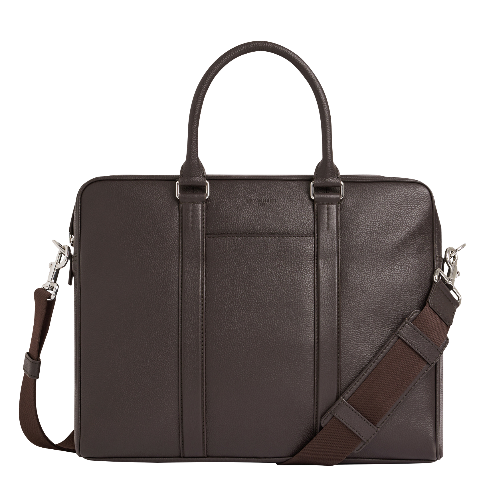 CHARLES - Porte documents en cuir| Marron