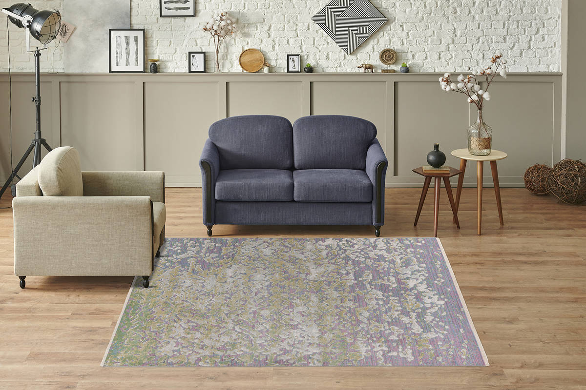Kurzflorteppich DILAN 300 - grün - 80x150 cm