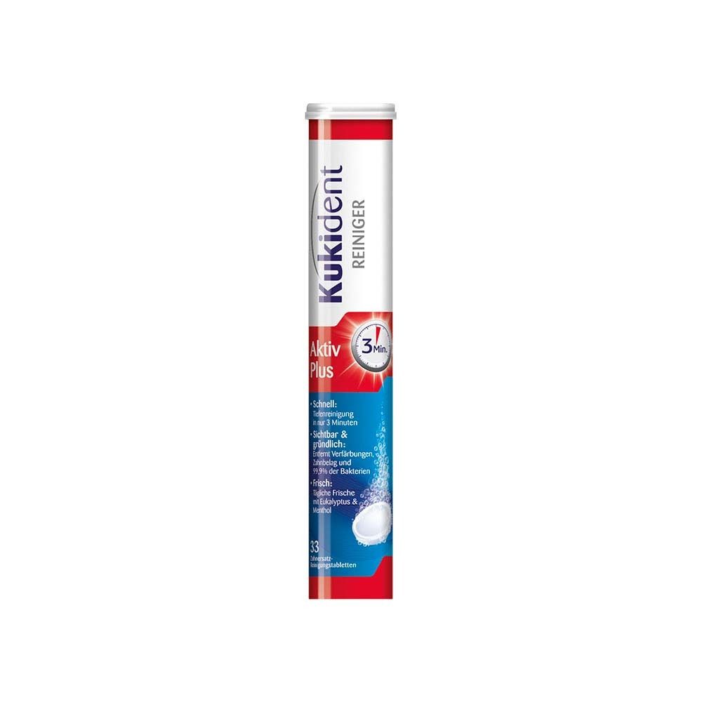 Kukident Aktiv Plus Gebissreiniger Tabs