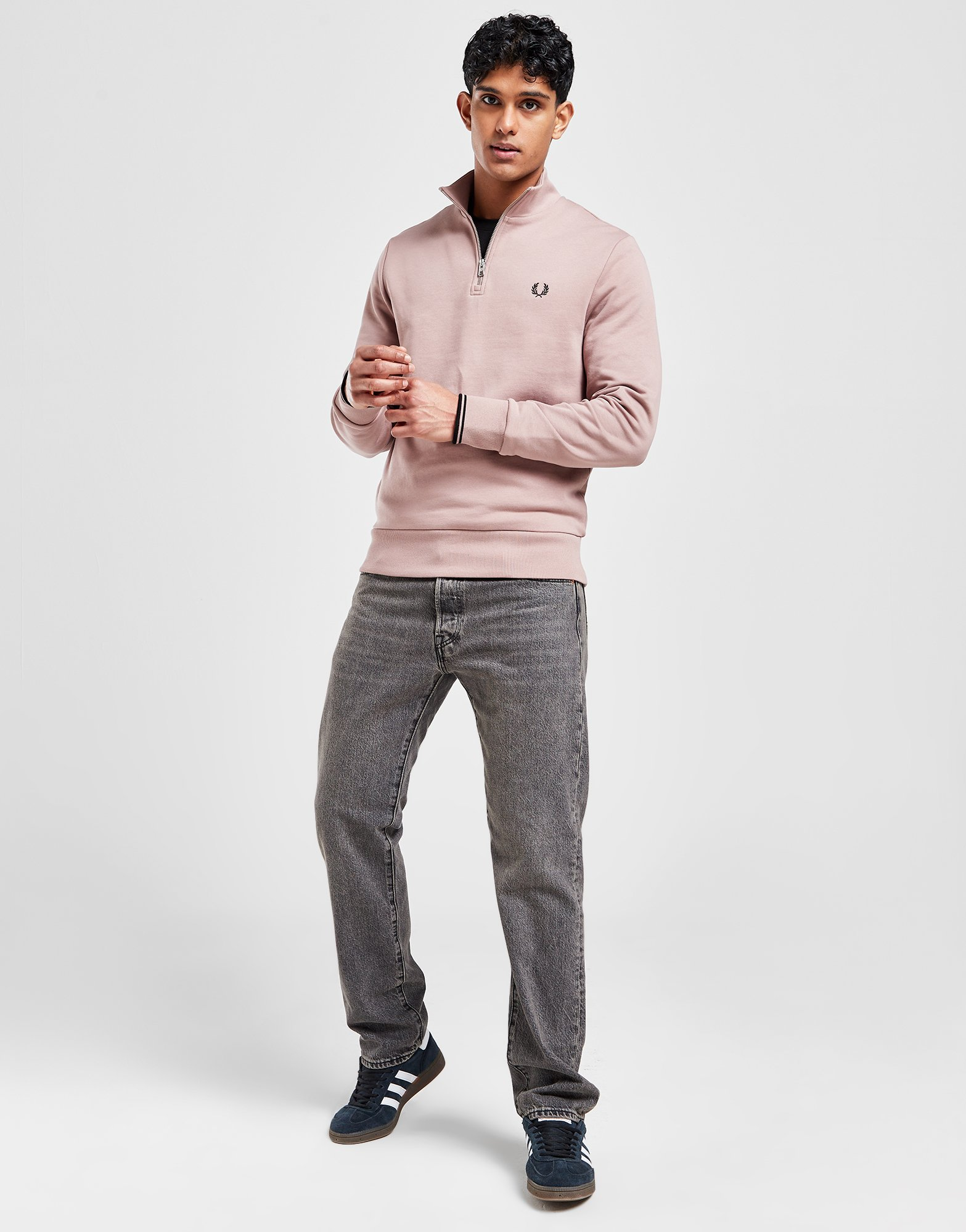 Fred Perry Sweat Zippé Homme
