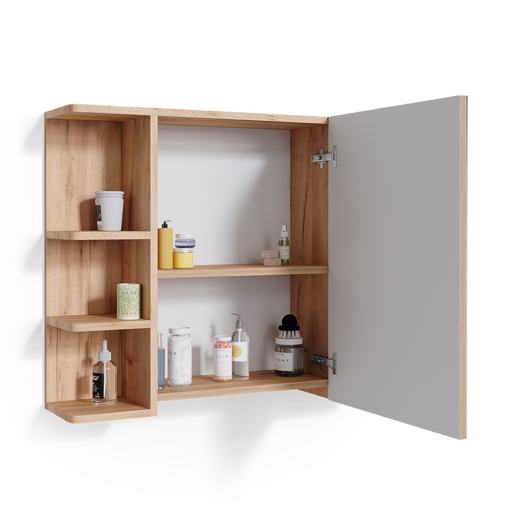 Vicco Spiegelschrank Badspiegel Wandspiegel Fynn Eiche Grün Spiegel Badmöbel