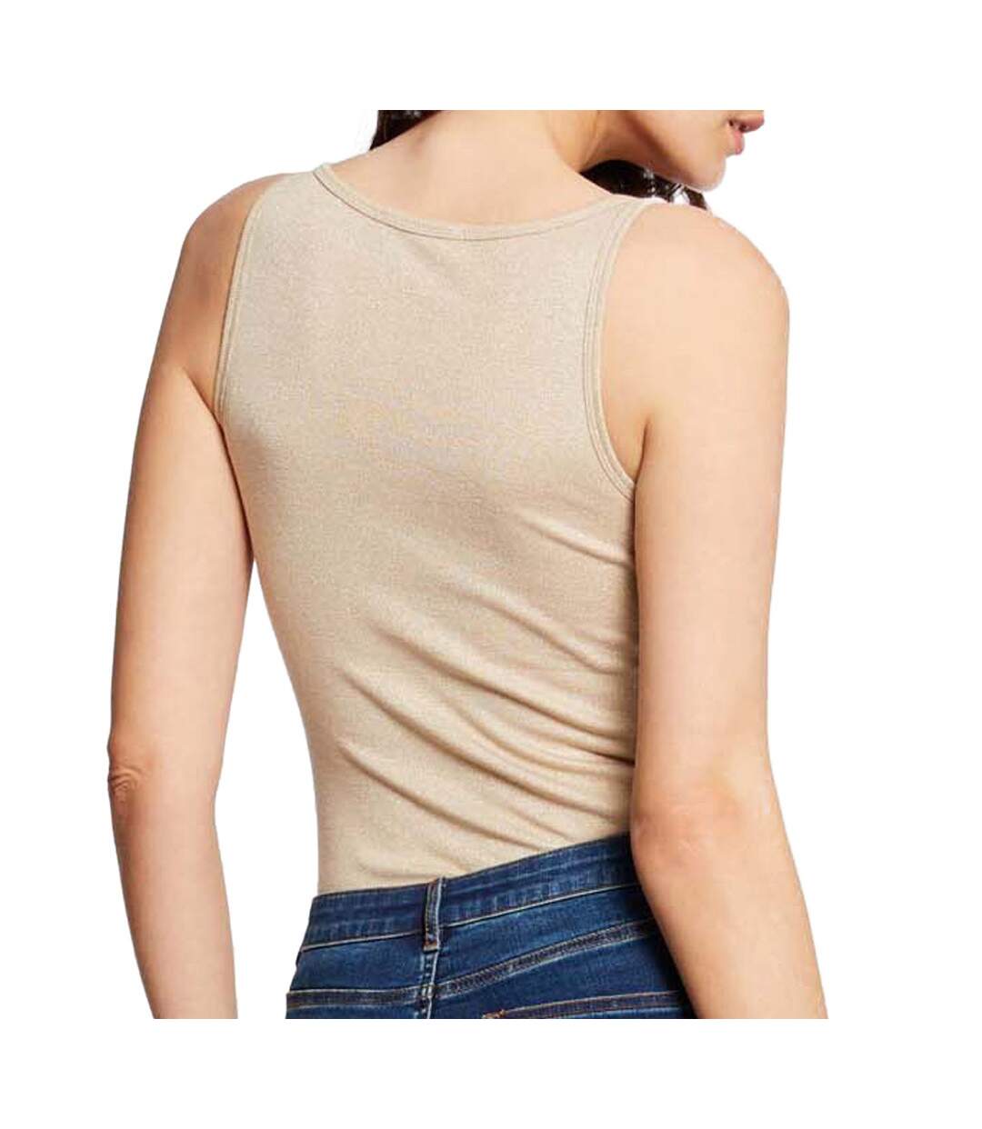 Débardeur Beige Femme Morgan Didama