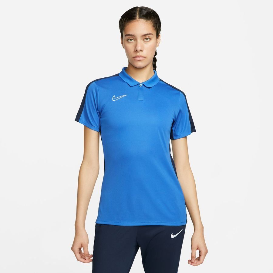 Nike Polo Dri-FIT Academy 23 - Bleu/Bleu Foncé/Blanc Femme