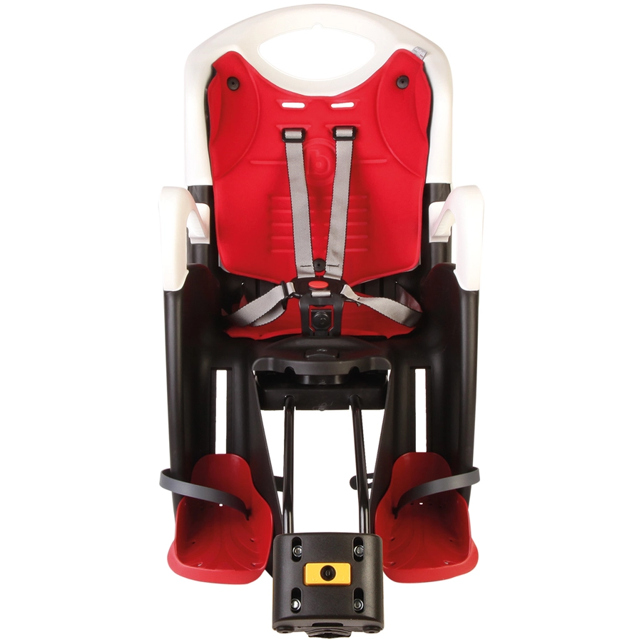 BELLELLI Kindersitz Fahrrad Tiger Reclining B-Fix frame mount White  Red