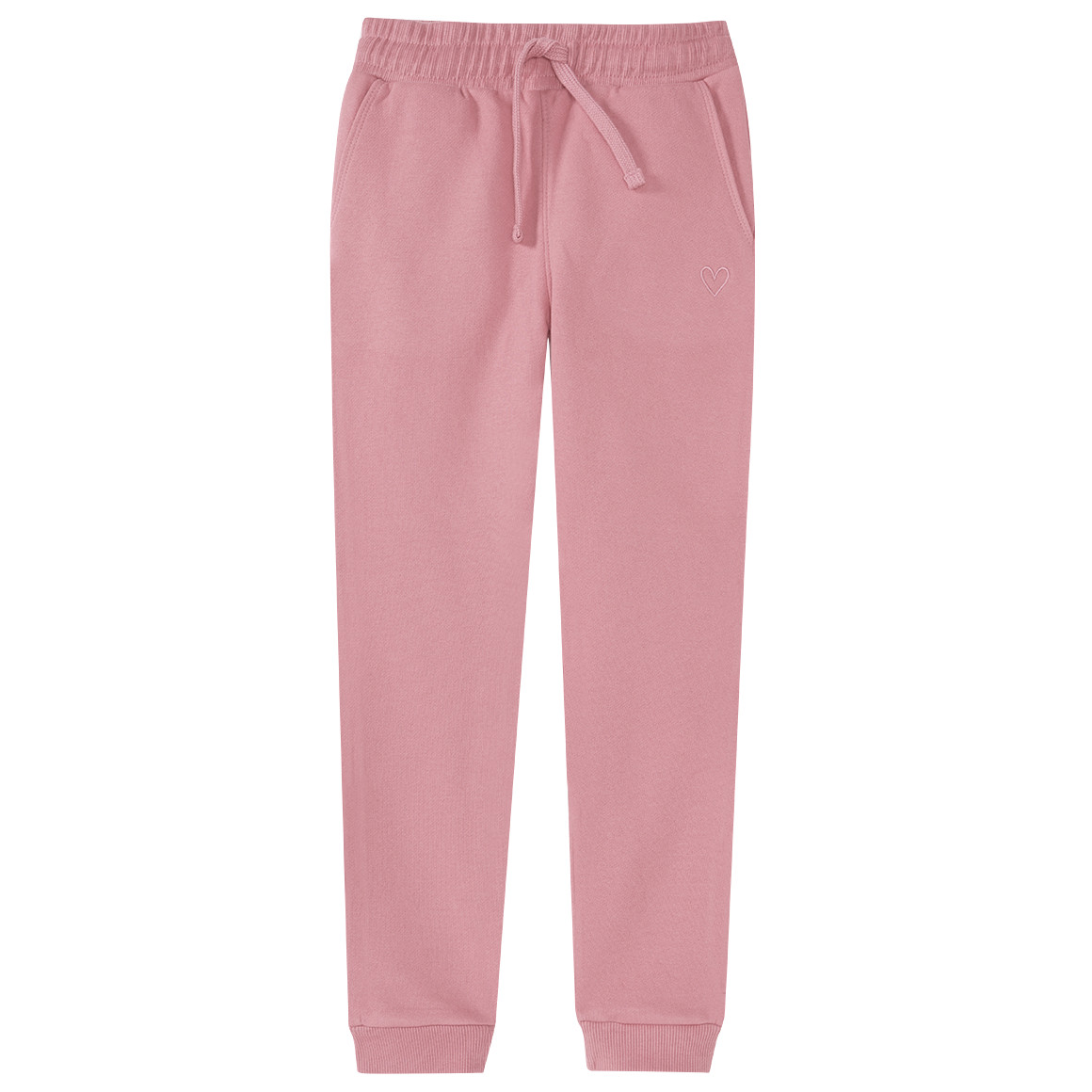 Famy Mädchen Jogginghose mit Bio-Baumwolle rosa