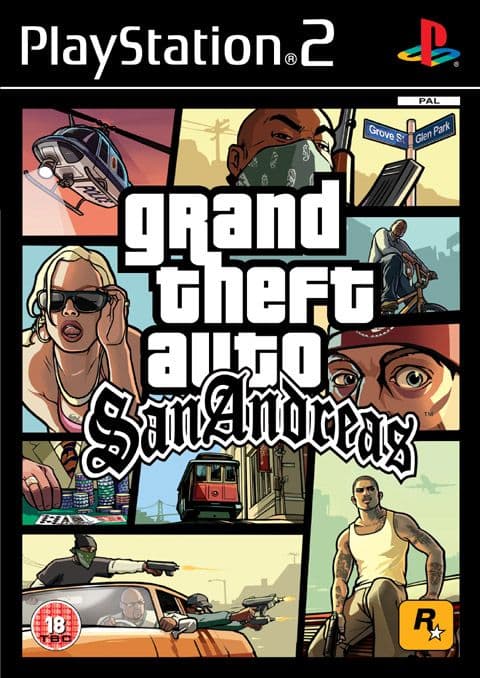 Grand Theft Auto: San Andreas - Playstation 2 (brukt)