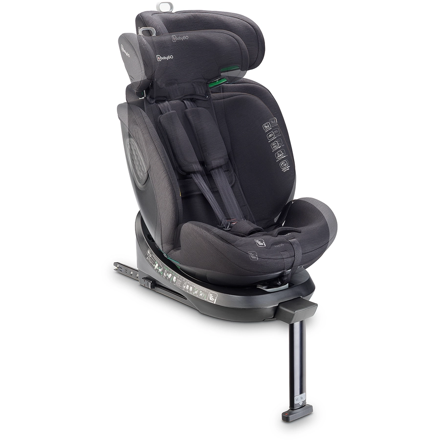 babyGO Kindersitz Move 360 Black