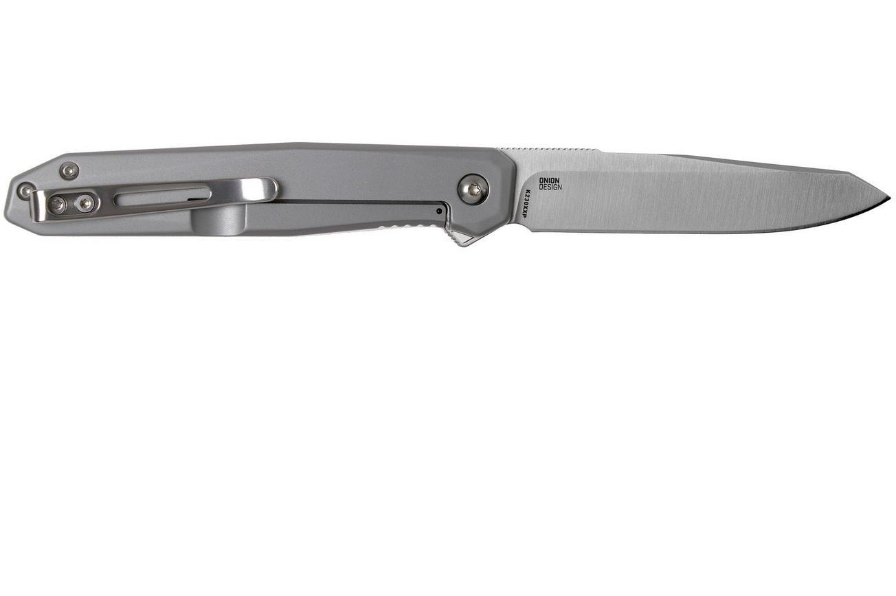 CRKT Facet Silver K230XXP zakmes, Ken Onion design