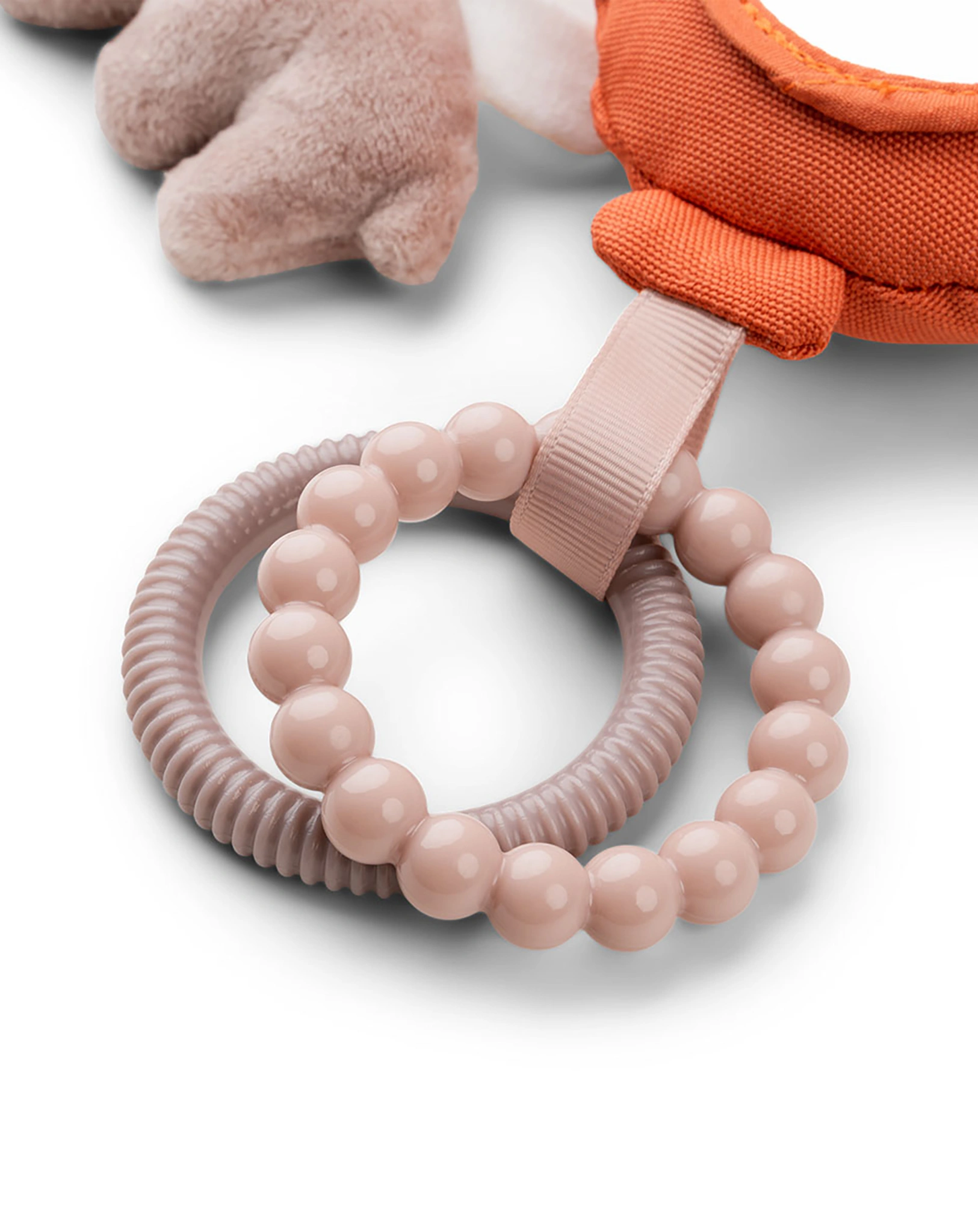 Activity-Ring HAPPY CLOUDS mit Spiegel in papaya