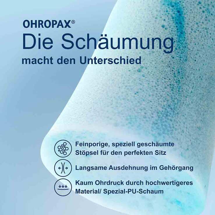 Ohropax color Schaumstoff In-Ohr Stöpsel, 2 St