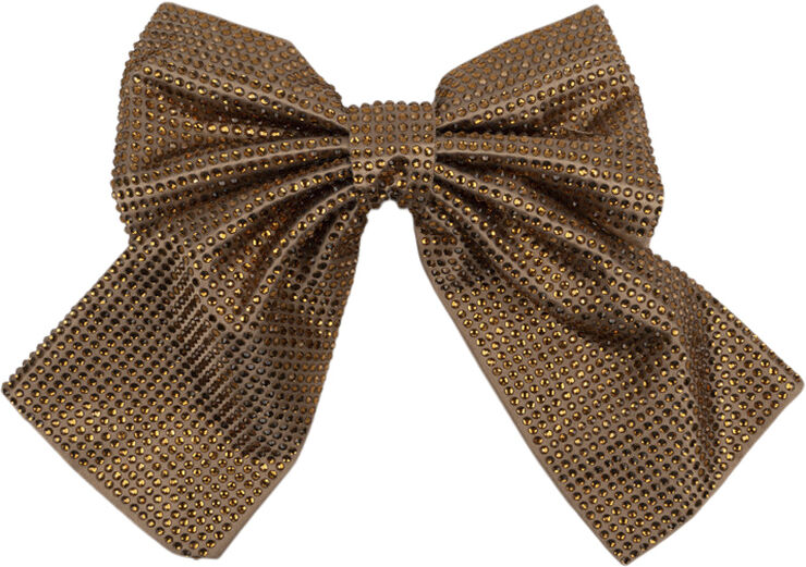 Sui Ava Kelly Crystal Bow Taupe
