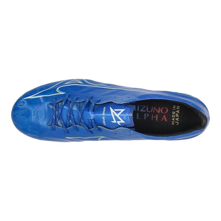Mizuno Alpha Made in Japan SG Mugen - Bleu/Blanc/Doré