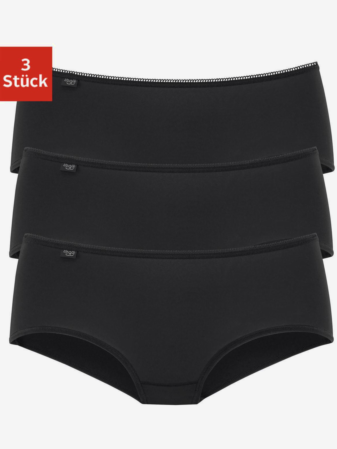 Slip gainant lot de 3 slips midi sloggi