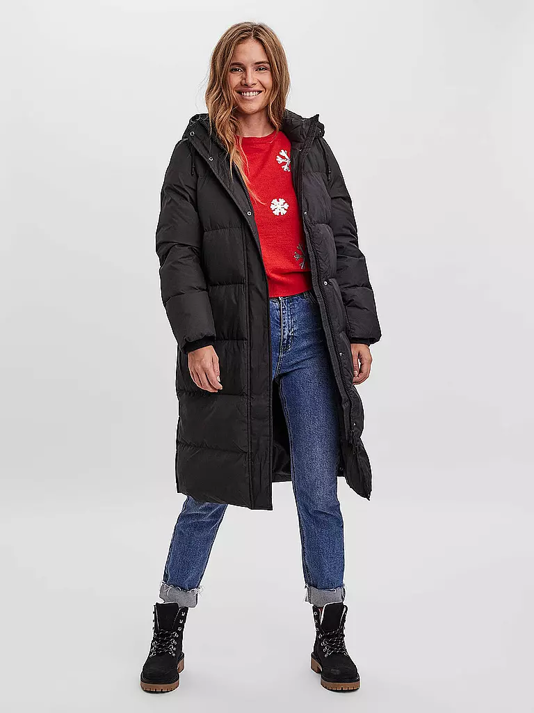 VERO MODA Daunenmantel VMERICAHOLLY  schwarz