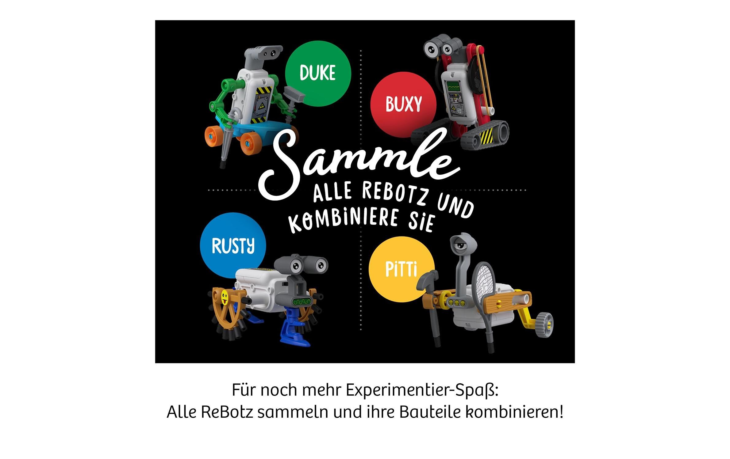 Experimentierkasten ReBotz: Buxy der Jumping-BotDie Robo-Gang zum Sammeln und kombinieren