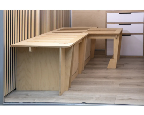 Buildify Campingbox Marco bedsysteem, lengtesymmetrisch, voor Ducato/Crafter/Sprinter, 1900x950x465 mm (LxBxH) (zonder montage- en bevestigingsmateriaal)