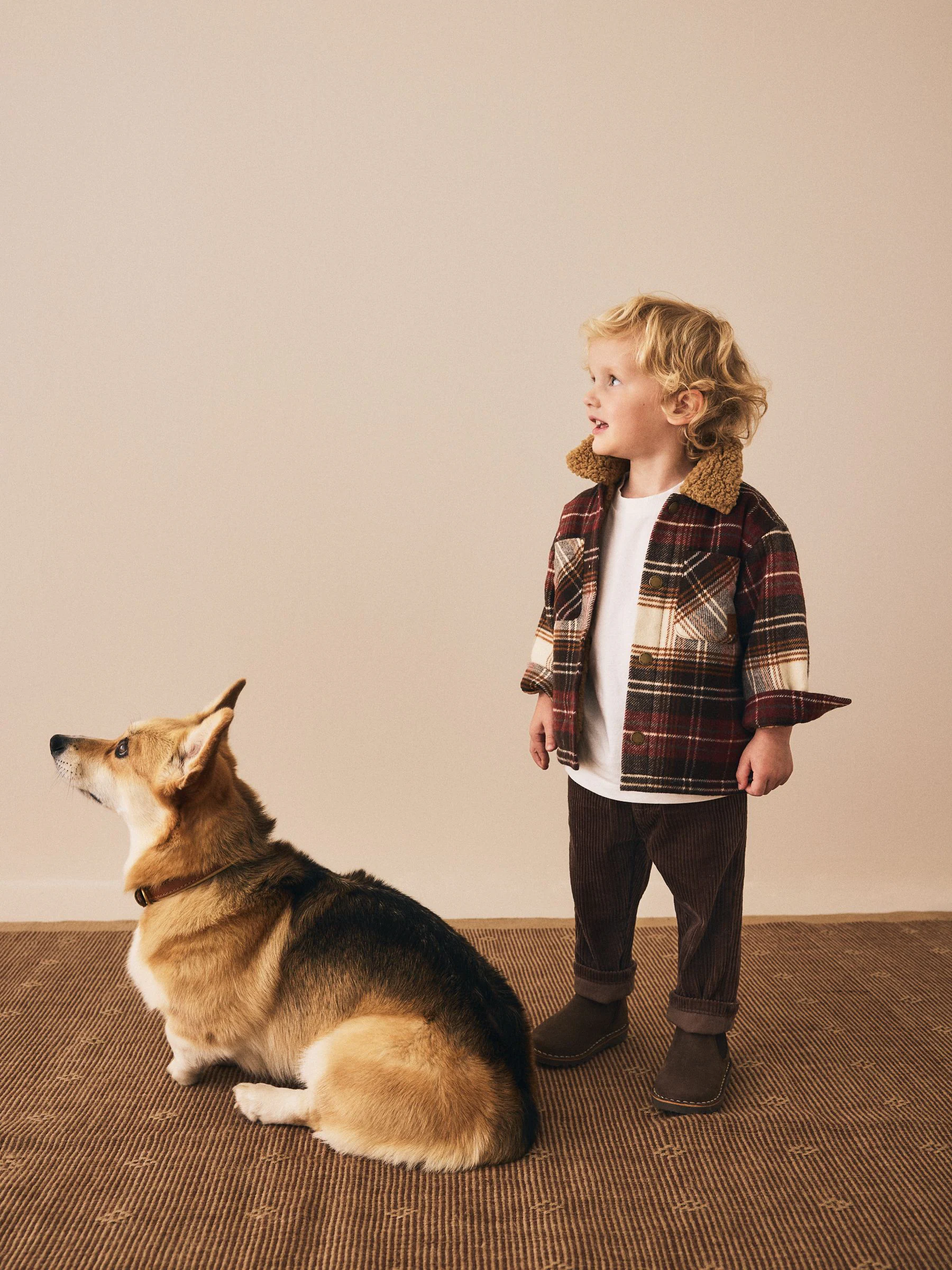 Bruin - Corduroy instapbroek (3mnd-7jr)