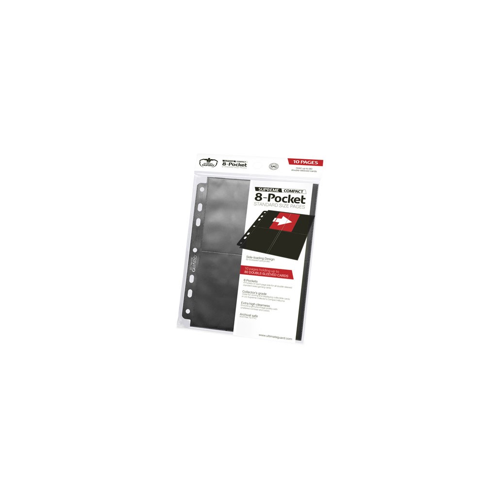 Pack 10 Feuilles 8 Pocket Supreme Compact Standard