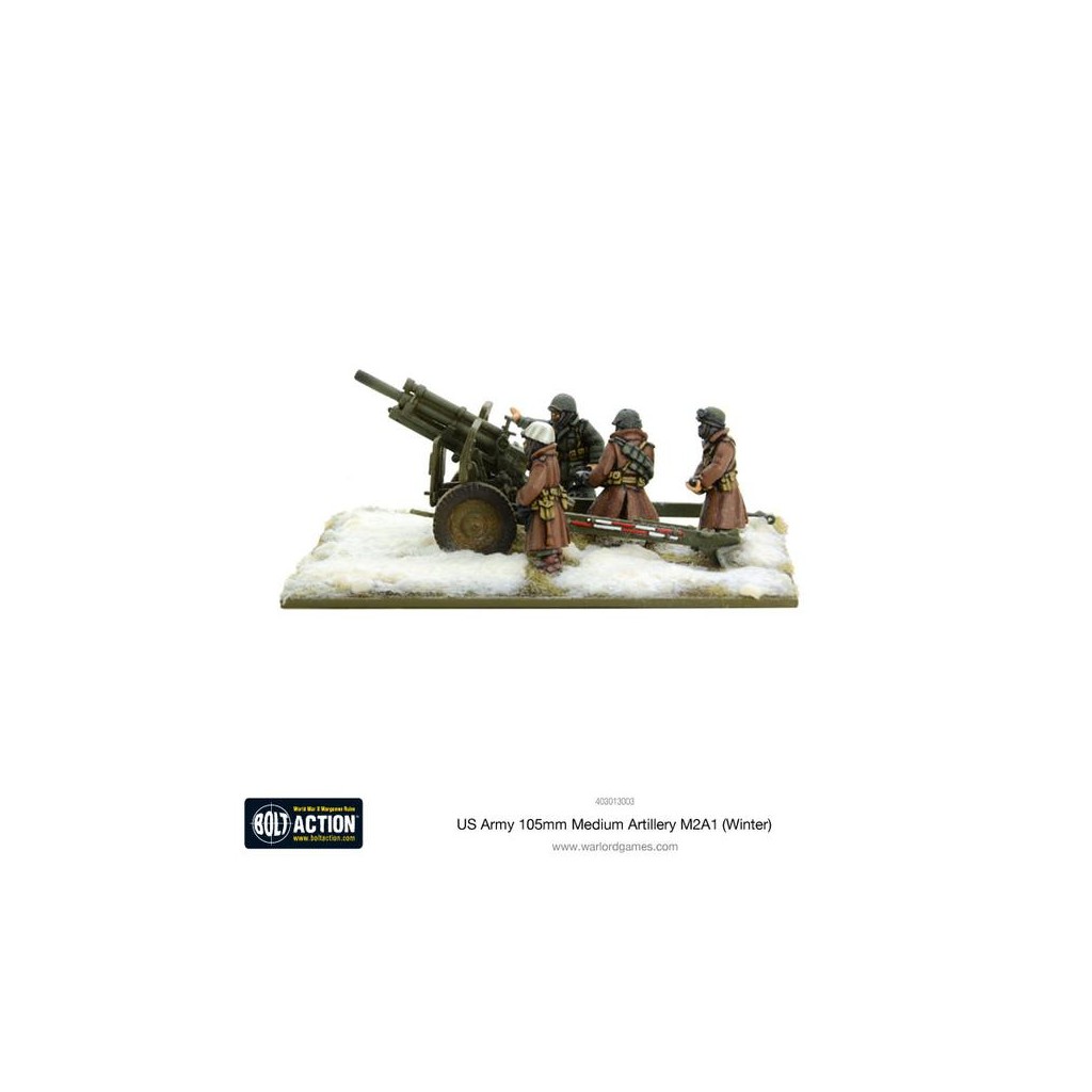 Bolt Action - US Army 105mm Medium Artillery M2A1 (Winter)