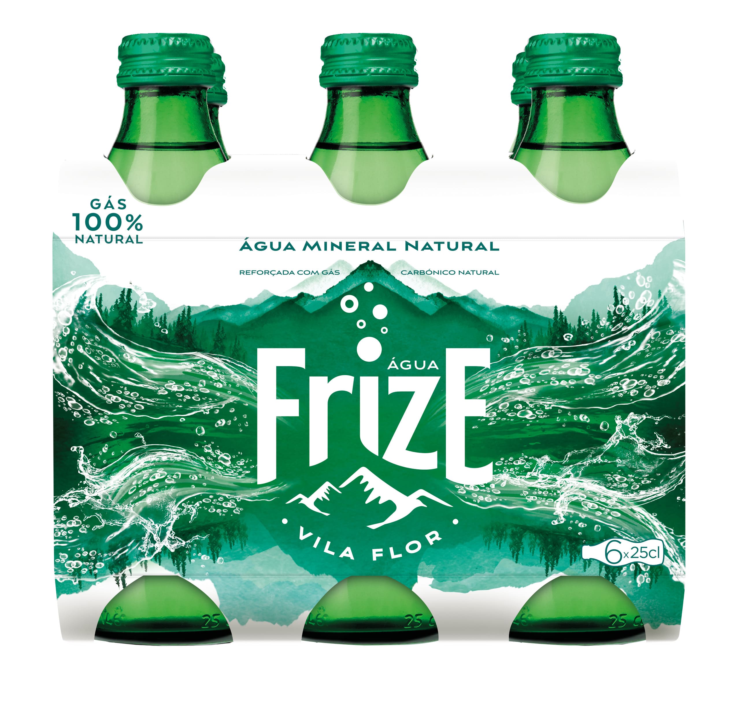 ÁGUA COM GÁS FRIZE 6X0.25L
