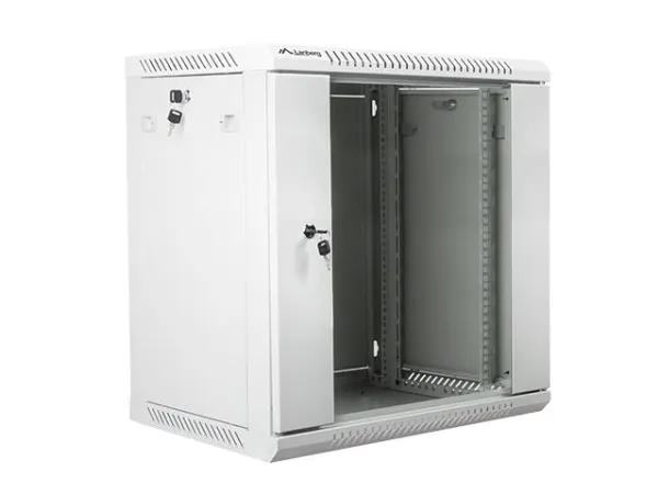 Lanberg - Rack kabinet - vægmonterbar - grå, RAL 7035 - 12U - 19