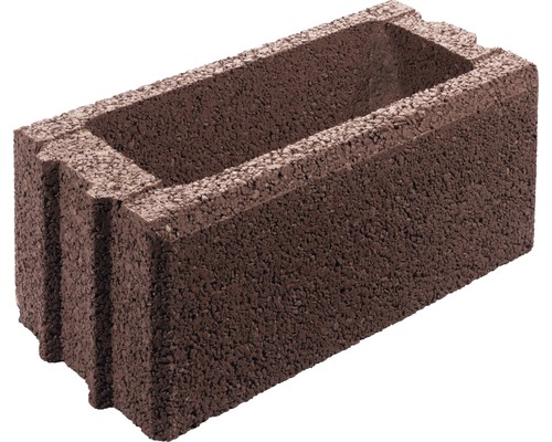 Bellamur massieve baksteen, roodbruin, 50 cm x 25 cm x 20 cm