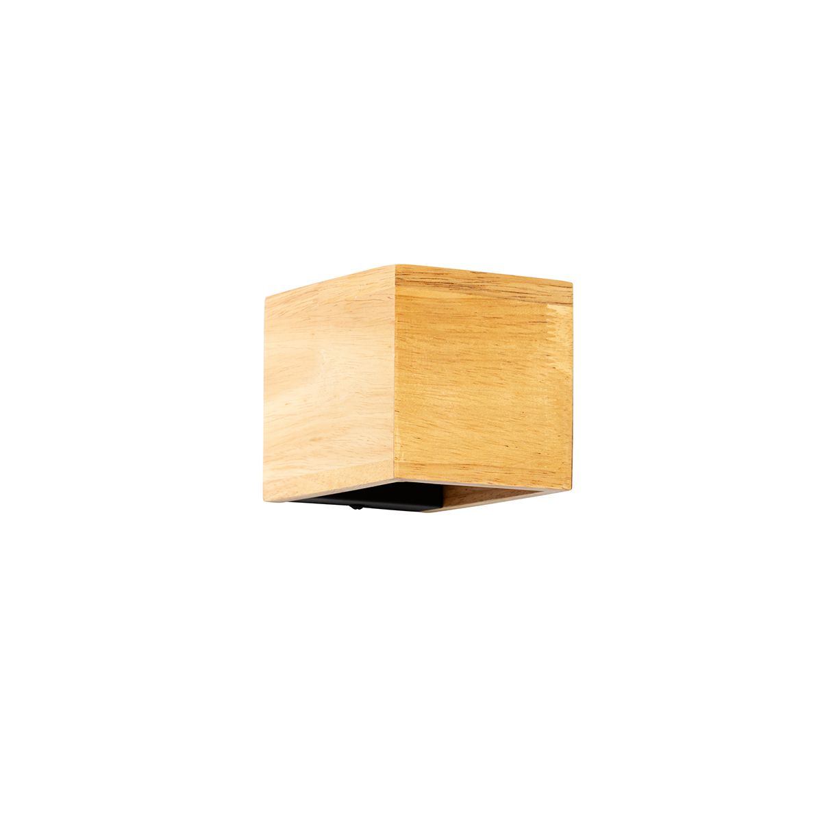 Smart wandlamp eiken hout incl. Wifi G9 - Transfer