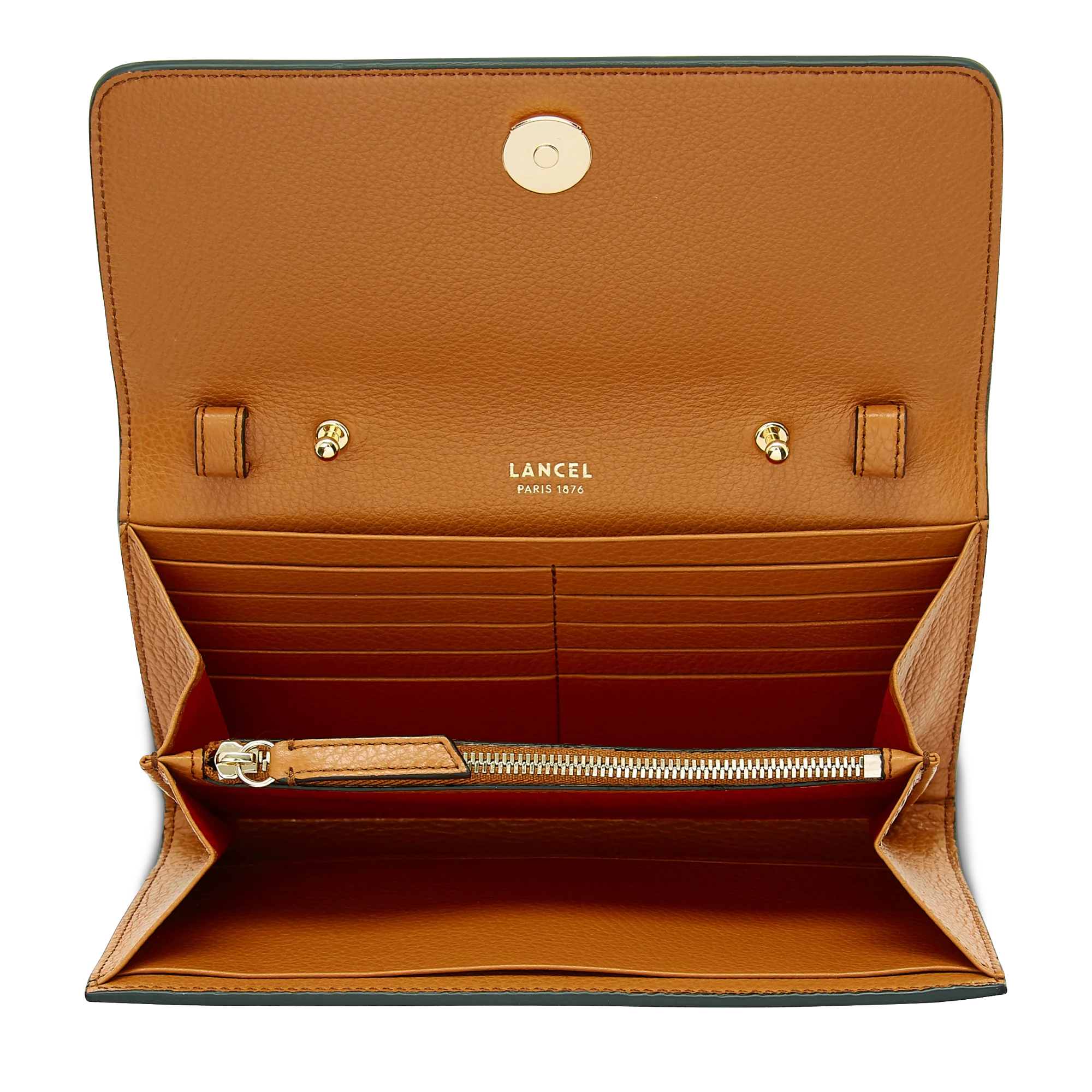 Portefeuille chaîne Premier Flirt de Lancel-Camel