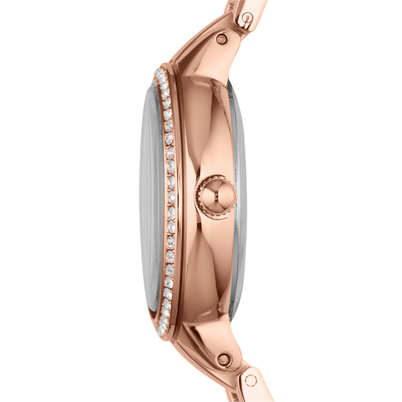 Montre Fossil femme acier doré rose