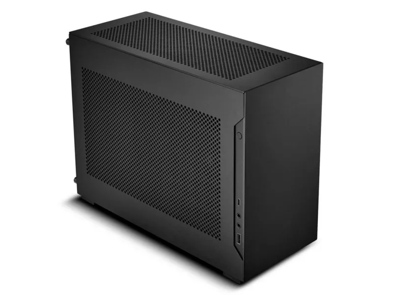 Lian Li A4-H20 X4 - Lille etui - mini ITX - ingen strømforsyning - sort anodiseret, mat sort - USB/Lyd