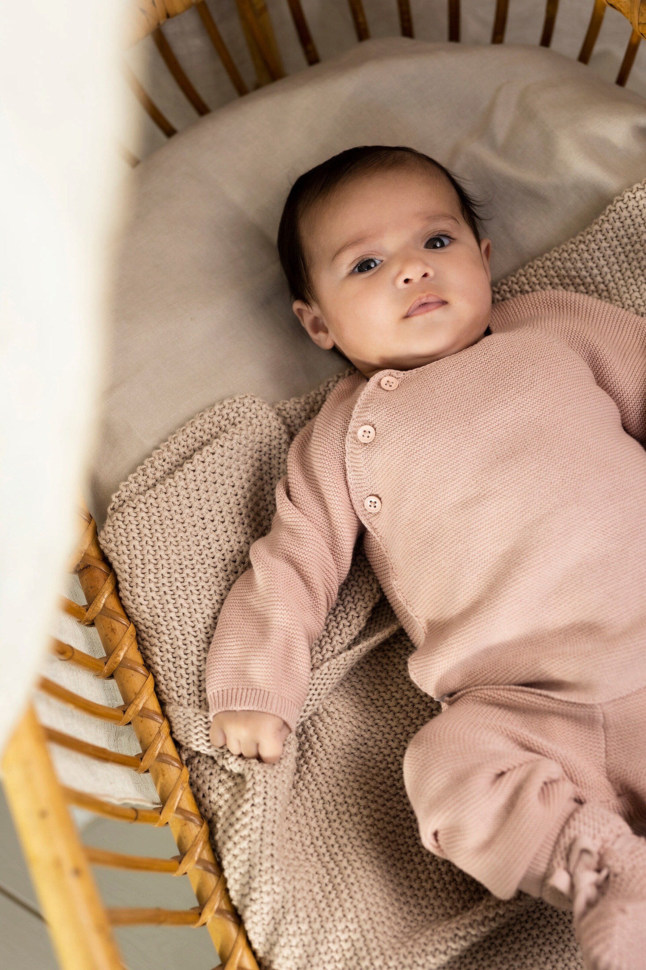 Noppies Baby Strickjacke Pino Rose Smoke