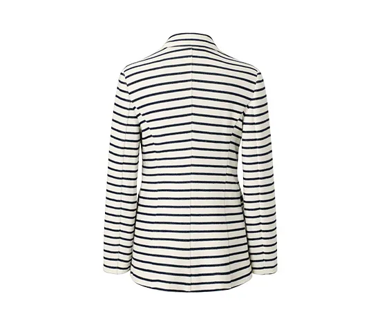 Gestreifter Sweatblazer