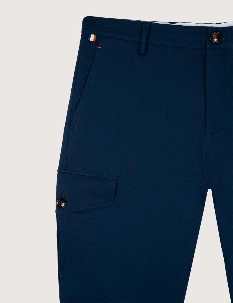 MOS MOSH PANTALON HOMME CARGO GABRIEL MARINE
