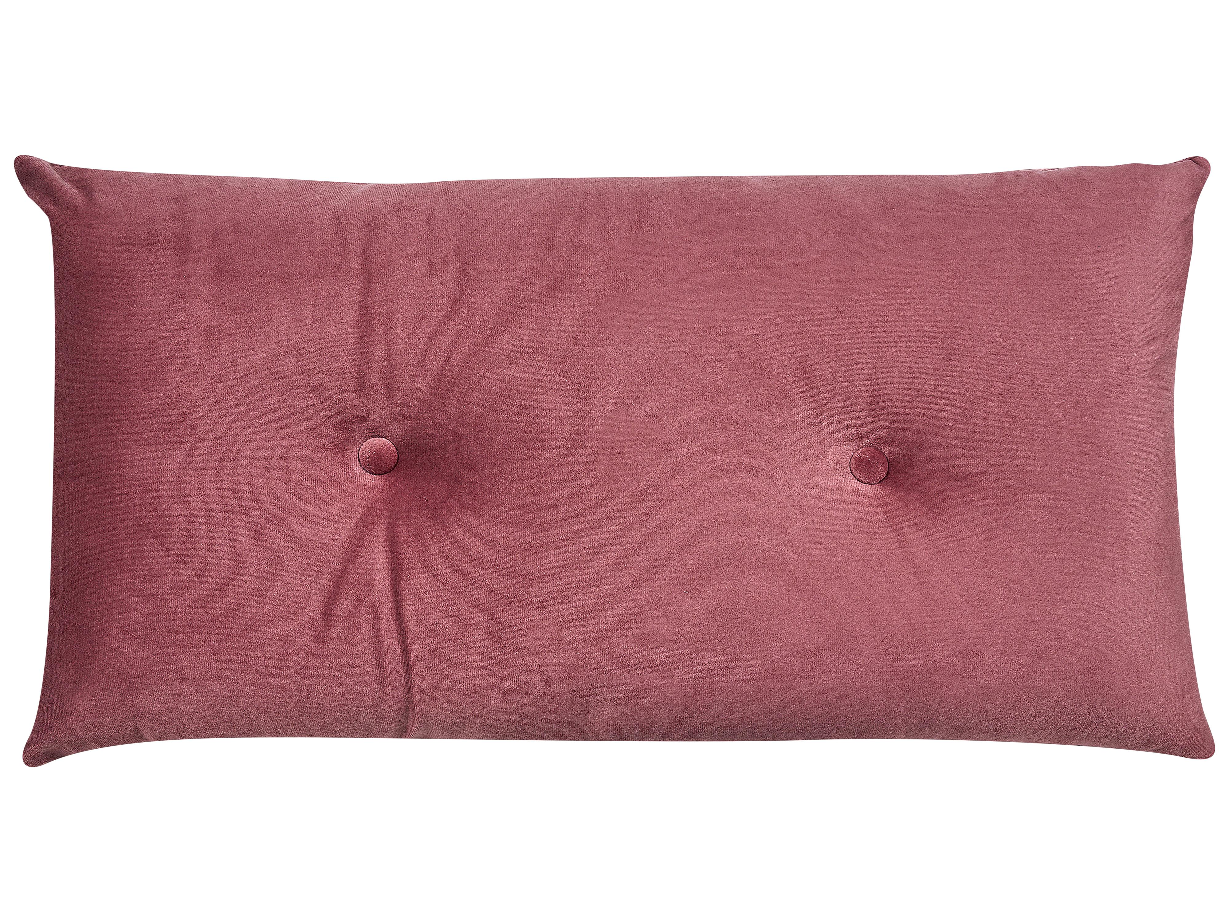 Bankenset 3-zits VESTFOLD Fluweel Roze