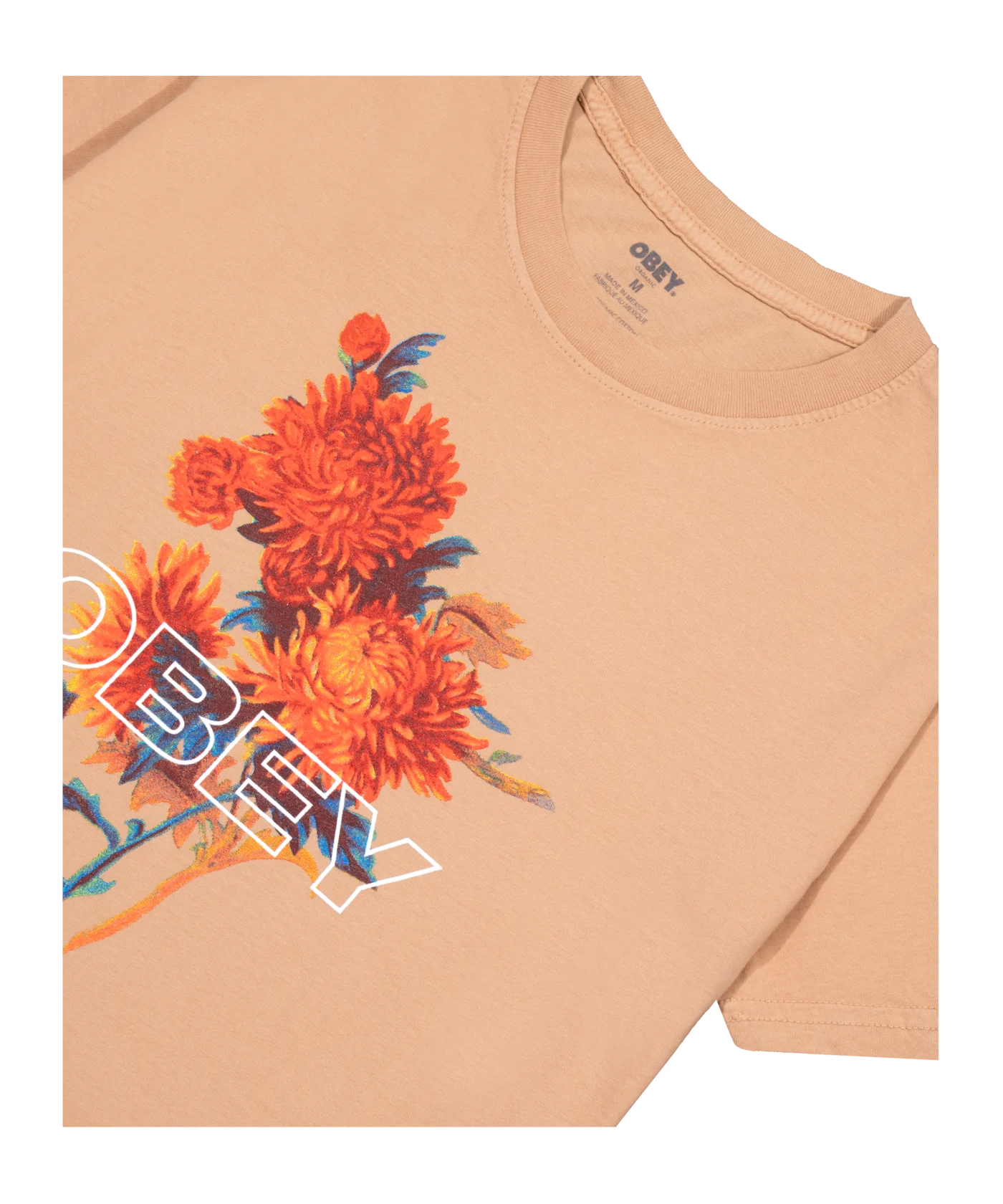 Obey Bouquet T-Shirt Damen Braun
