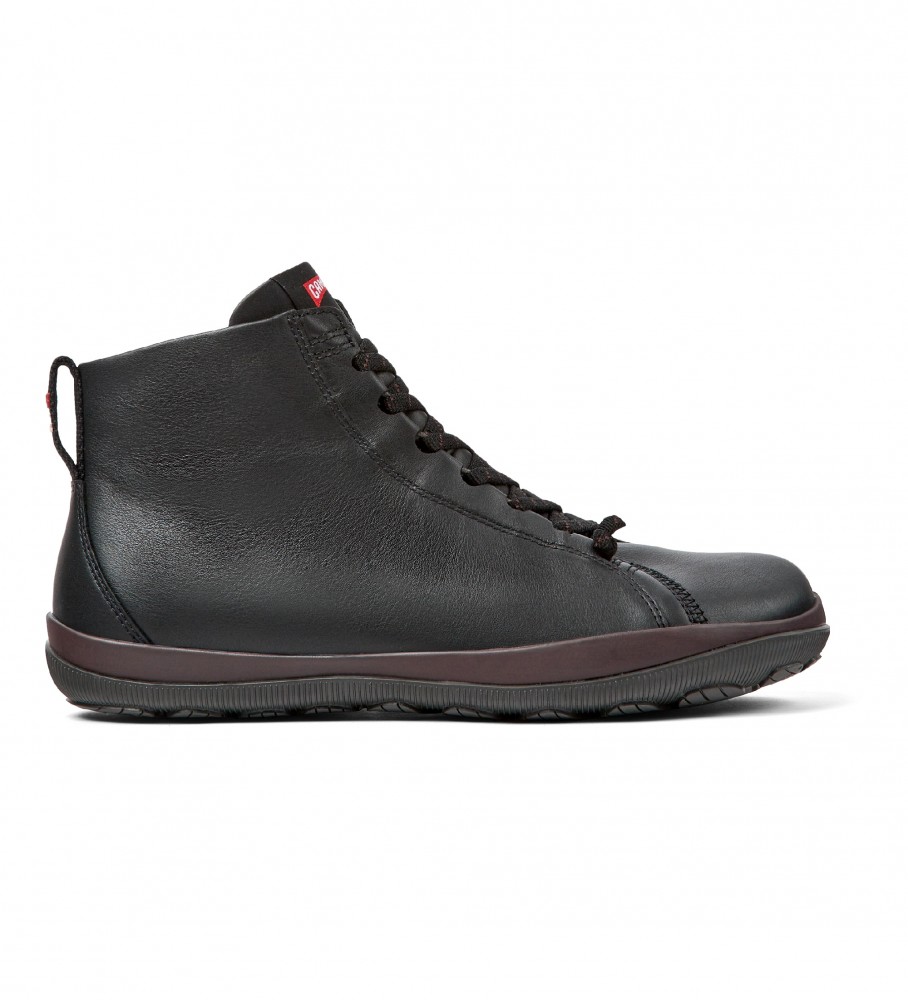 Botas Camper Peu Pista GM em couro preto