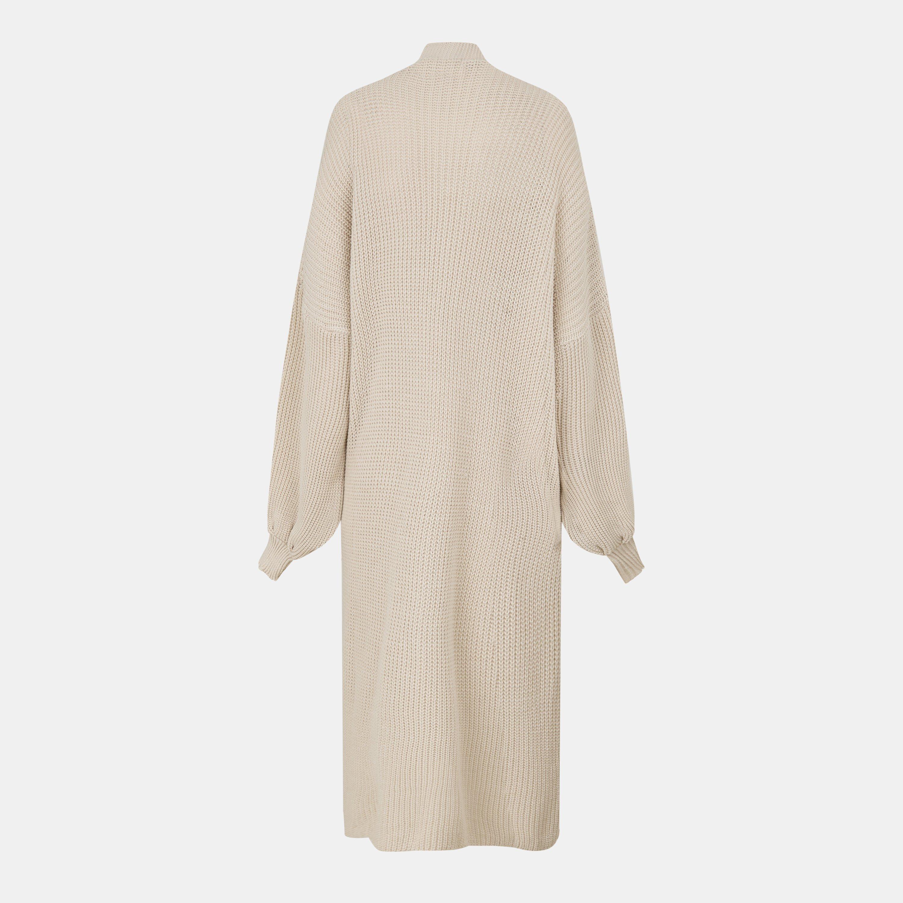 Missy Empire Balloon Sleeve Knitted Cardigan
