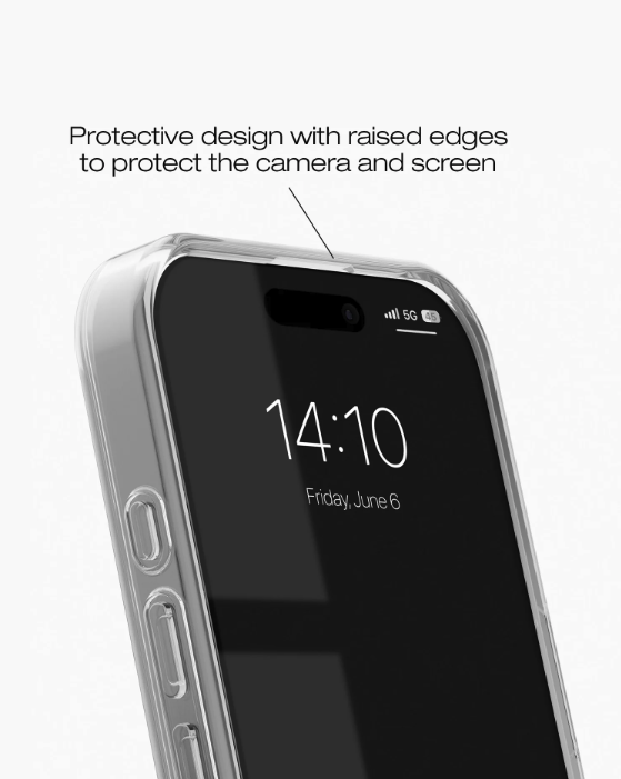iPhone Air MagSafe Hardcase Hülle Clear Case Recycled (IDCLCMS-I2566-471) - Transparent