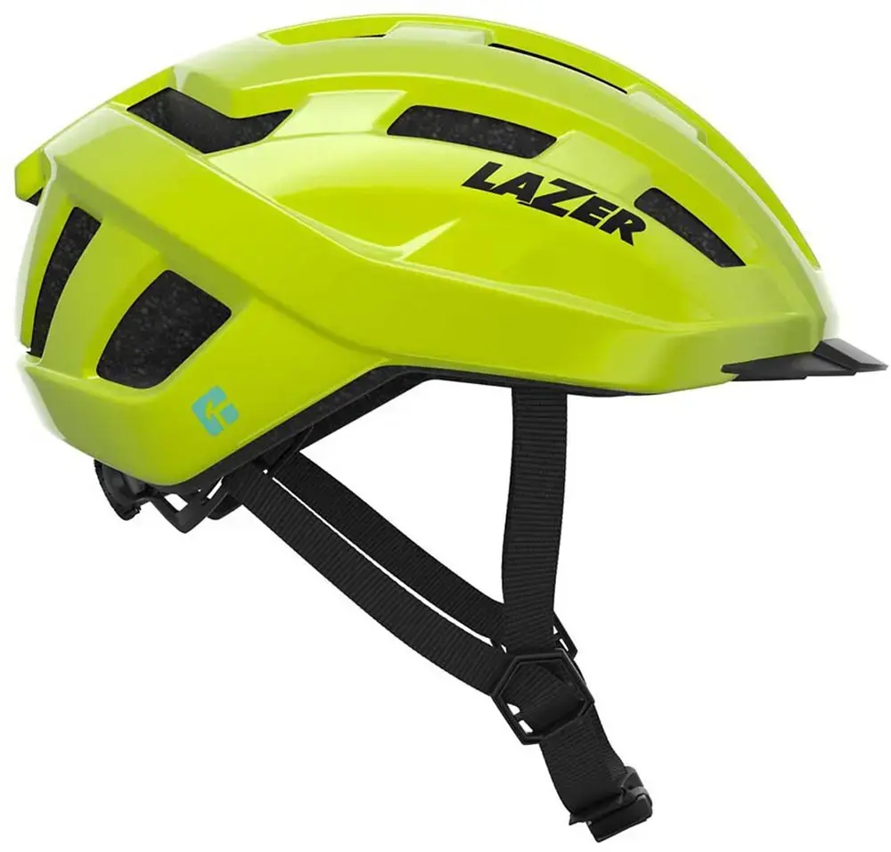 Lazer Codax Kineticore + Net MTB Fietshelm Fluor Geel