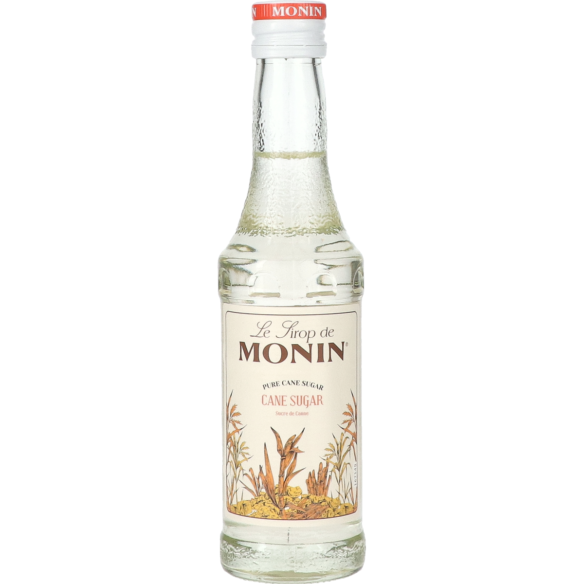 Monin Cane Sugar - Rietsuiker Siroop Klein 25 cl
