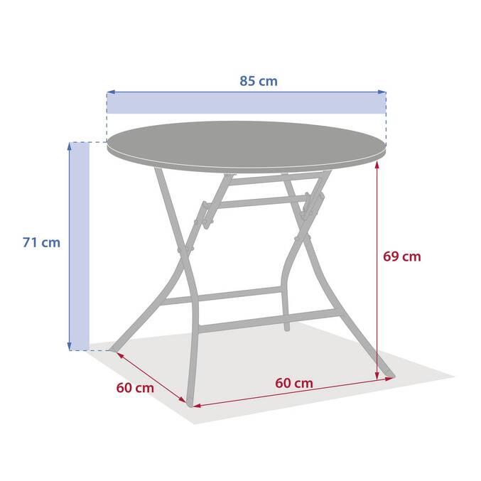 Table de balcon pliante GREENSBORO Café