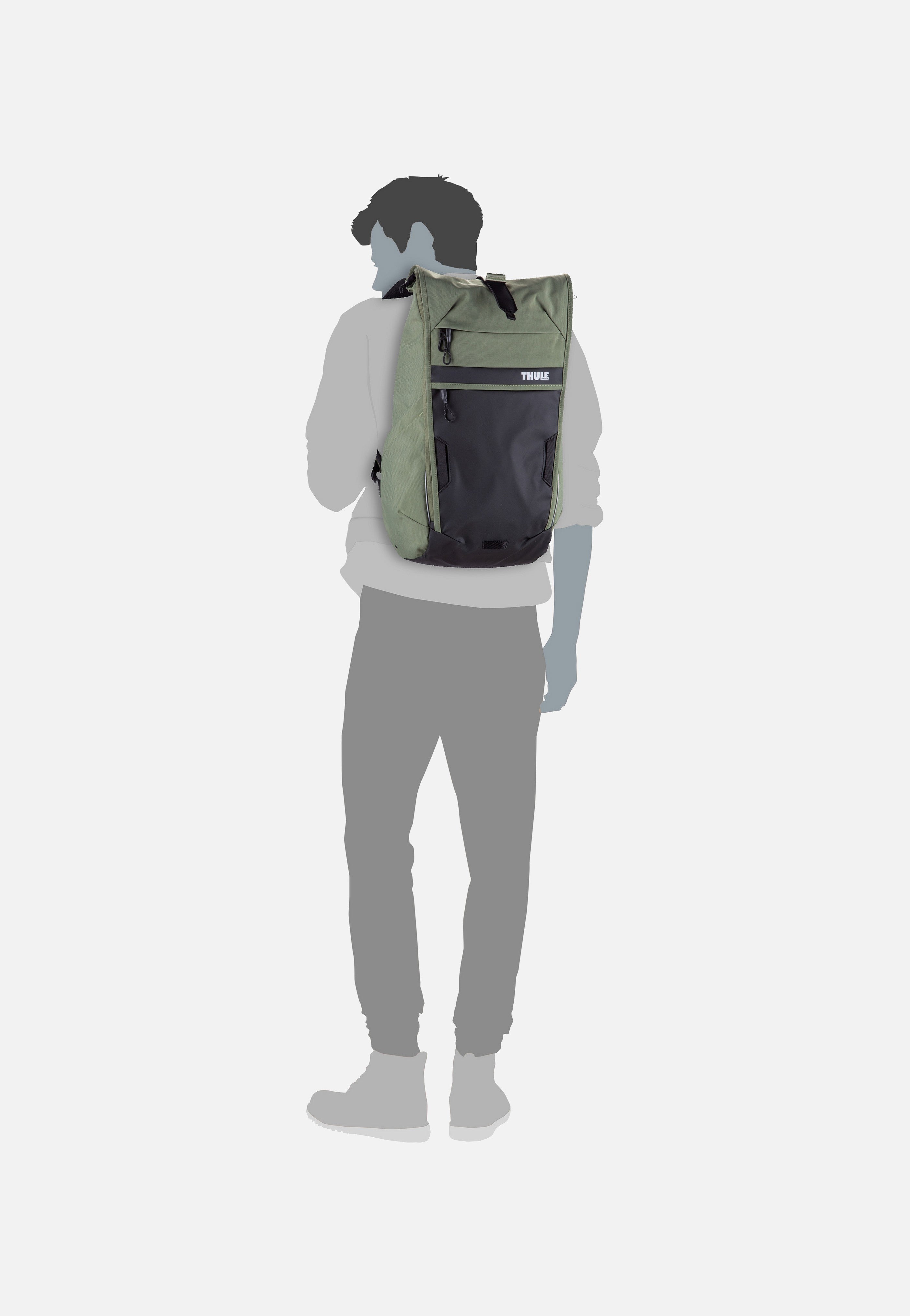 Paramount Commuter 18L Olivine - Rolltop Rucksack