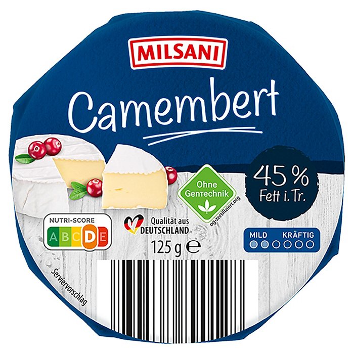 MILSANI Deutscher Camembert 125 g