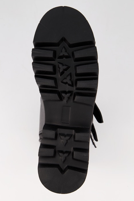 Leder-Boots, Zierriegel, Nappaleder, Weite H