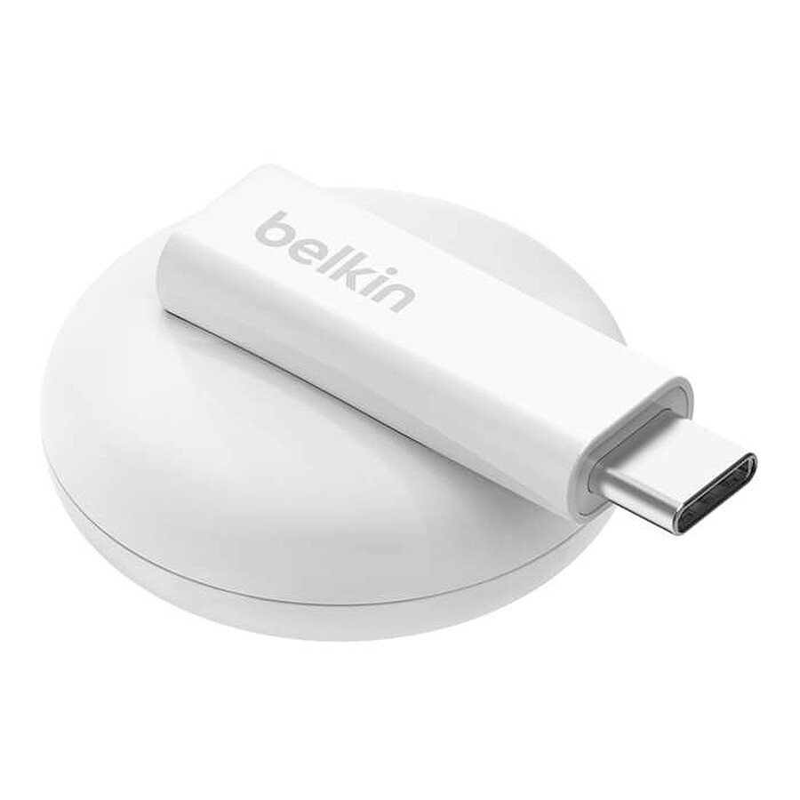 Belkin BoostCharge Chargeur portable USB-C pour Apple Watch - blanc