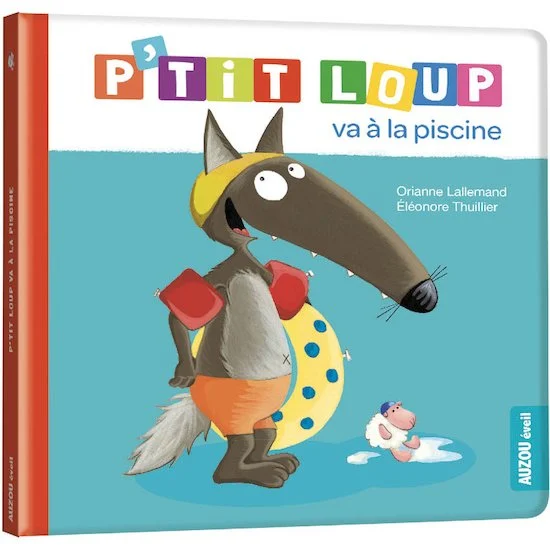 P'tit Loup va à la piscine   Bleu        de               AUZOU