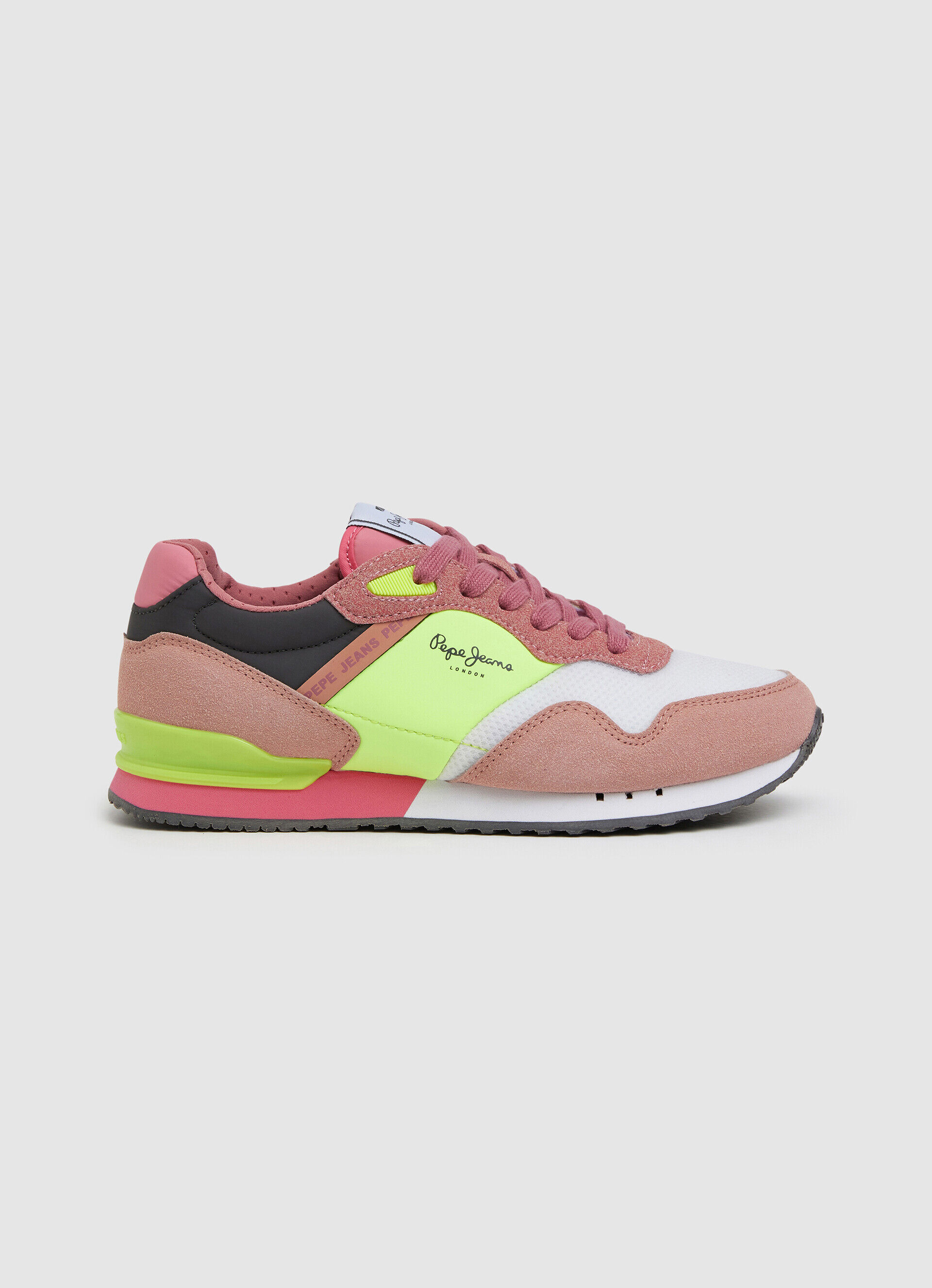 Tênis de corrida London Mad - amarelo limão