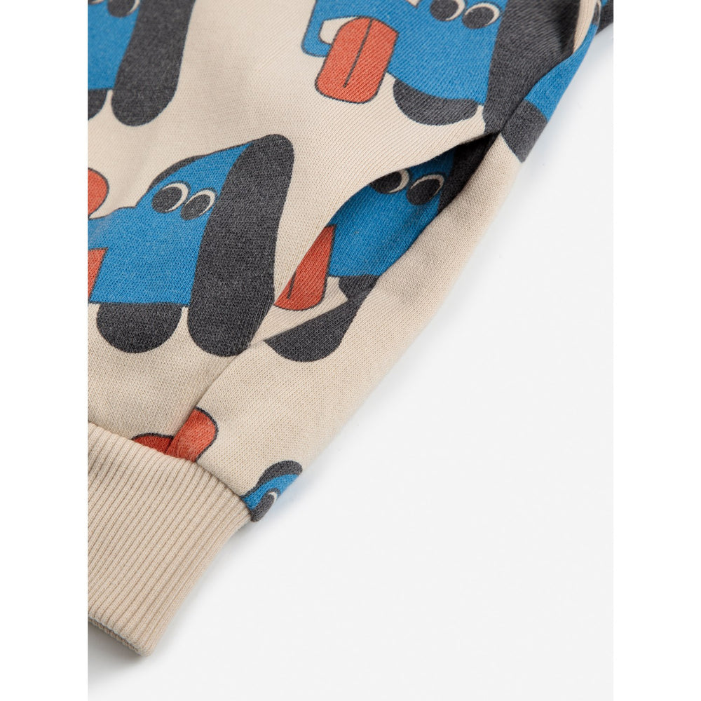 Køb Bobo Choses Offwhite Doggy Mate All Over Zipped Hættetrøje