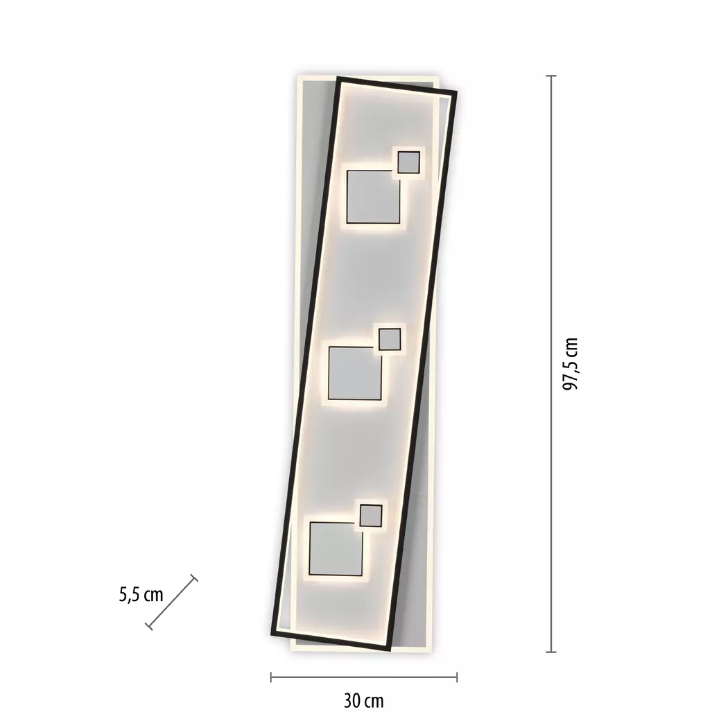 LED-Deckenleuchte Mailak